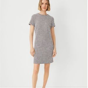 Ann Taylor Houndstooth Shit Dress NWOT